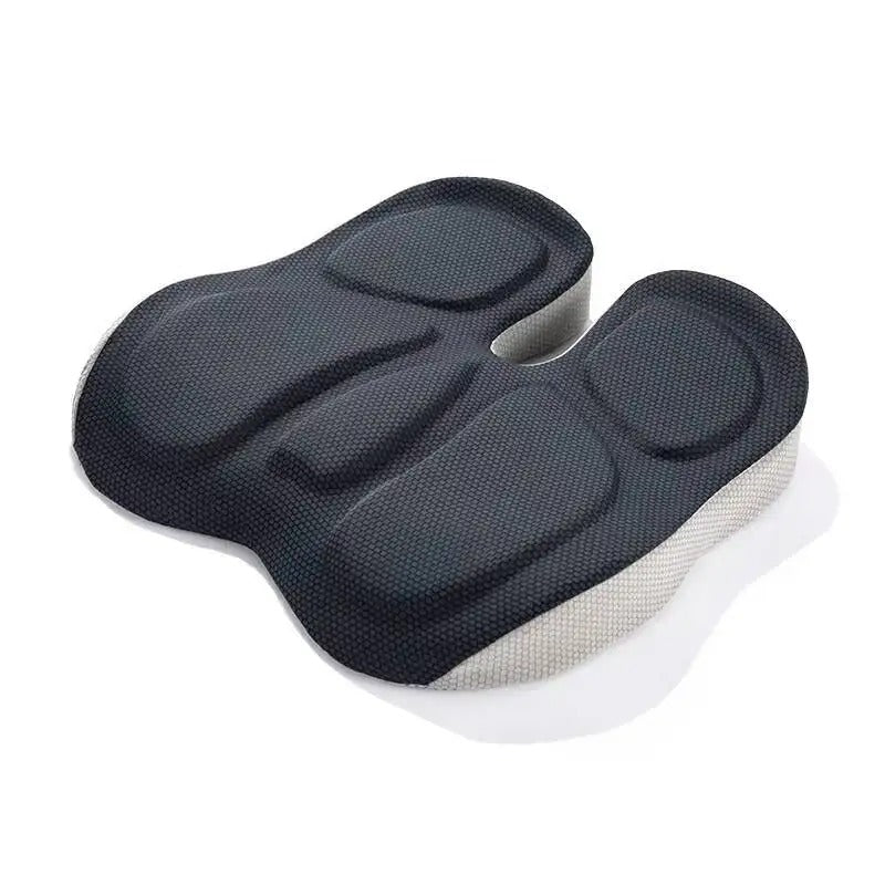 Ergonomic Memory Foam Seat Cushion – Breathable Non-Slip Chair & Car Seat Cushion - Delicate Leather