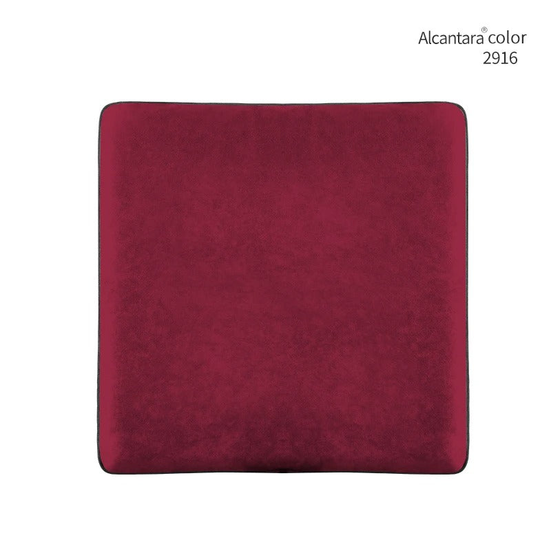 All-Season Universal Alcantara Suede Car Seat Cushion – Memory Cotton Pad, Non-Slip & Breathable - Delicate Leather
