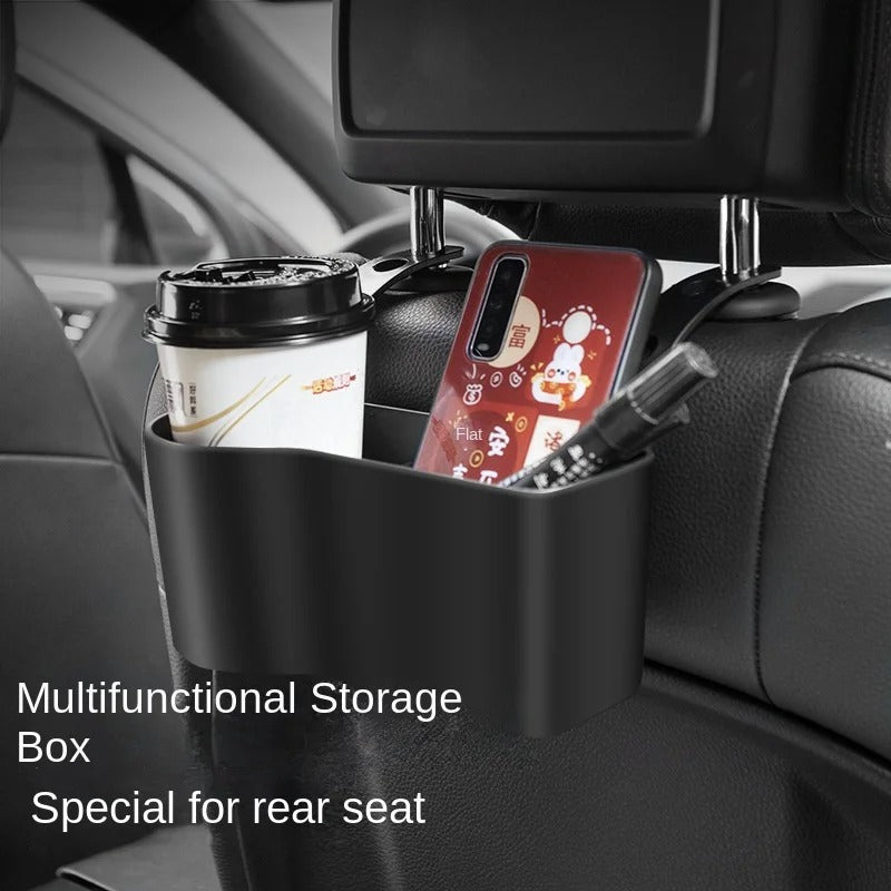 Multifunctional Car Rear Seat Cup Holder – Hanging Beverage Storage Rack - Delicate Leather