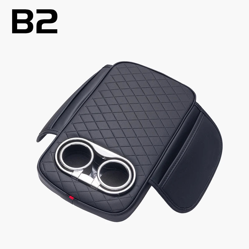 Ultra-Thick Memory Foam Car Seat Cushion – Heightened Support for Short Drivers - Delicate Leather