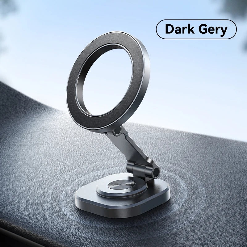 Magnetic Car Mount 24 Strong Magnet 360° Rotation Foldable Phone Holder for Car for iPhone 15, 14, 13, 12