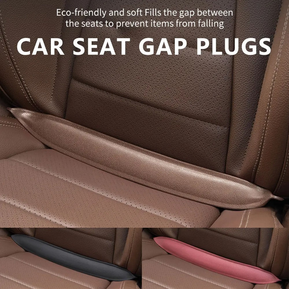 Plug-In Car Interior Gap Strip – Elastic EVA Filling Insert for Console and Seat Divider - Delicate Leather