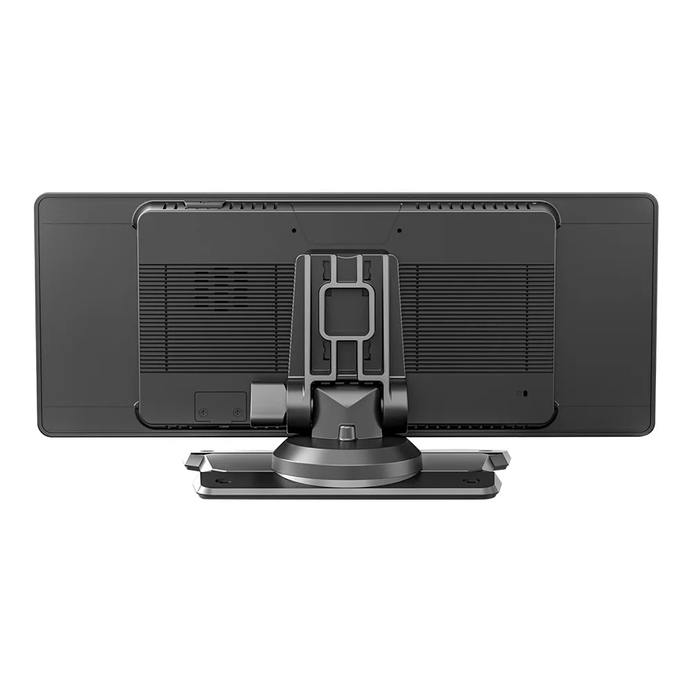 Portable 10.26 Inch Wireless CarPlay Screen – BQCC with HD Rear Reversing Camera, MP5, DVR, Android Auto Support 17 - Delicate Leather