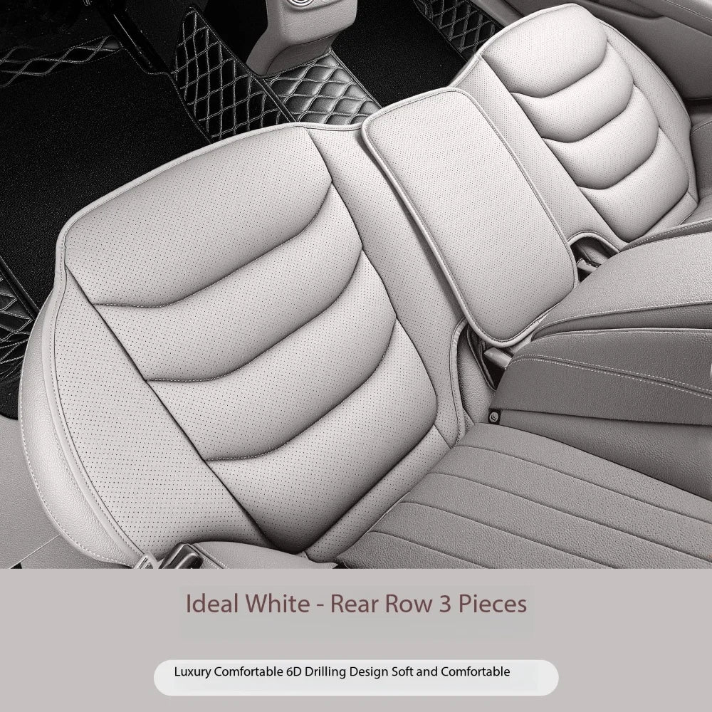 Universal Breathable Soft Leather Car Seat Cover – Non-Slip Protective Cushion for Car Interior - Delicate Leather