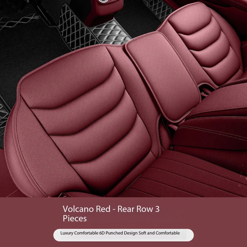 Universal Breathable Soft Leather Car Seat Cover – Non-Slip Protective Cushion for Car Interior - Delicate Leather