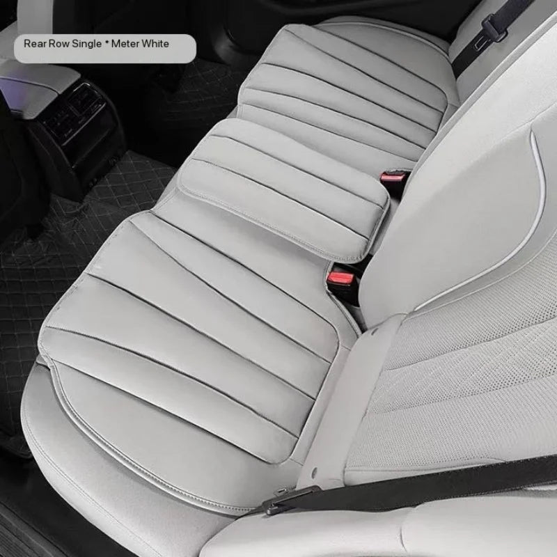 Suede Leather Car Seat Cushion – Soft Non-Slip Universal Seat Cover - Delicate Leather