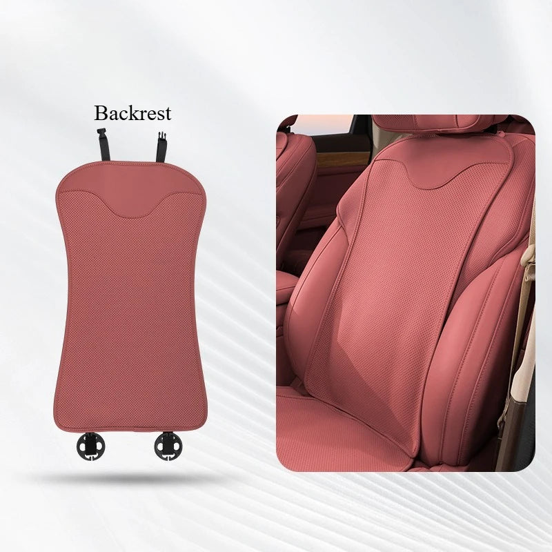 Universal Nappa Leather Car Seat Cushion – All-Season Soft Seat Cover Protector - Delicate Leather