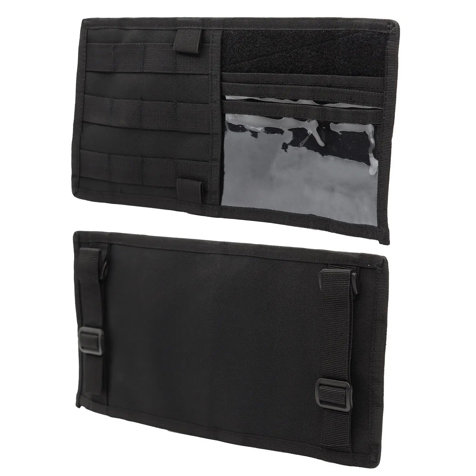 Car Sun Visor Panel Organizer - Multi-pocket CD Storage Pouch Holder - Delicate Leather