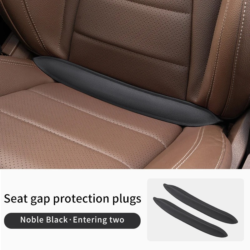 Plug-In Car Interior Gap Strip – Elastic EVA Filling Insert for Console and Seat Divider - Delicate Leather