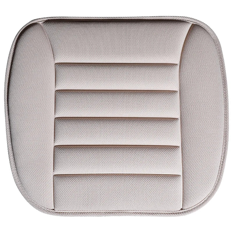 Linen Cotton Car Seat Cushion – Breathable Universal Seat Cover Pad for Vehicle Interiors - Delicate Leather