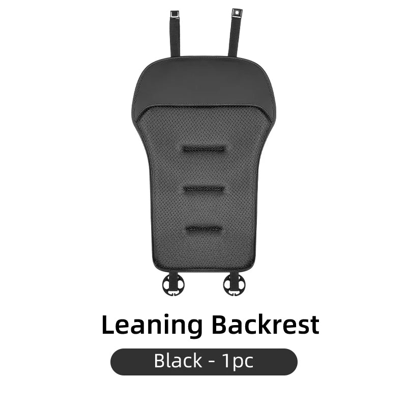 Car Seat Cushion Cover – Backrest Protective Pad for Universal Car Seats - Delicate Leather