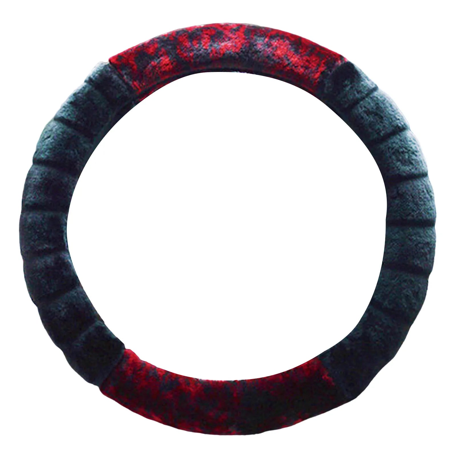 Winter Plush Steering Wheel Cover – Soft Anti-Slip Fluffy Grip, Universal 38cm Warm Driving Protector - Delicate Leather