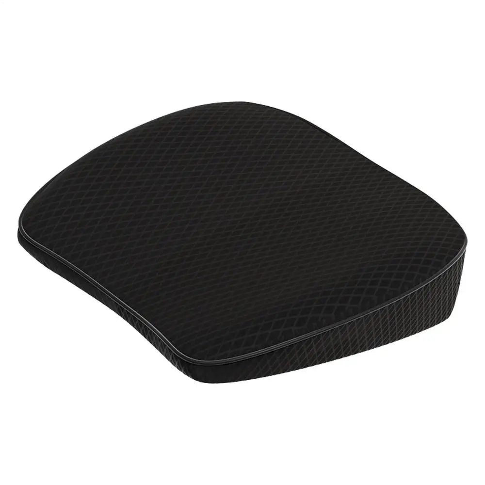Wedge Car Seat Cushion – Adult Booster Seat, Ergonomic Thickened Breathable Support Pad for Car & Office - Delicate Leather