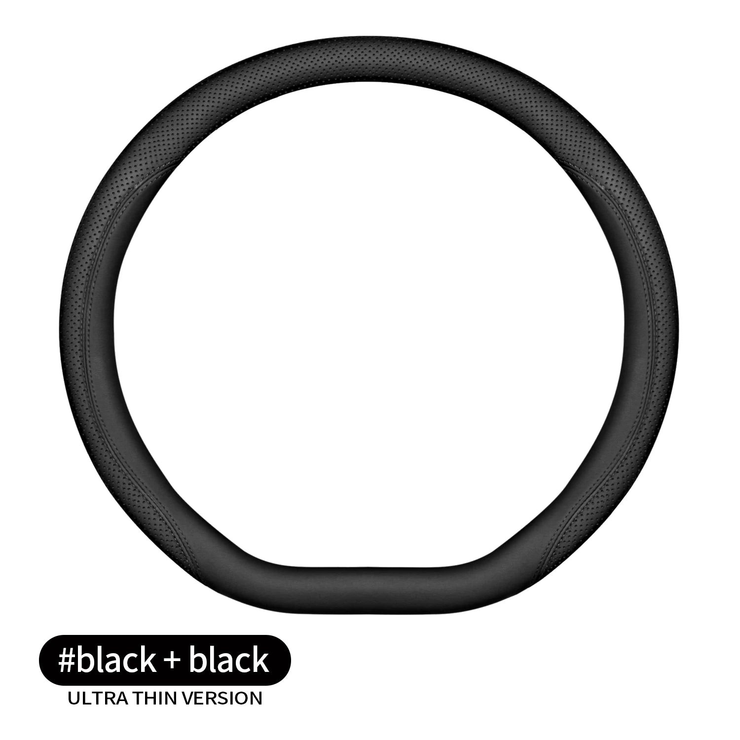 Nappa Leather Steering Wheel Cover – Easy Installation, Universal Fit Automotive Interior Accessory - Delicate Leather