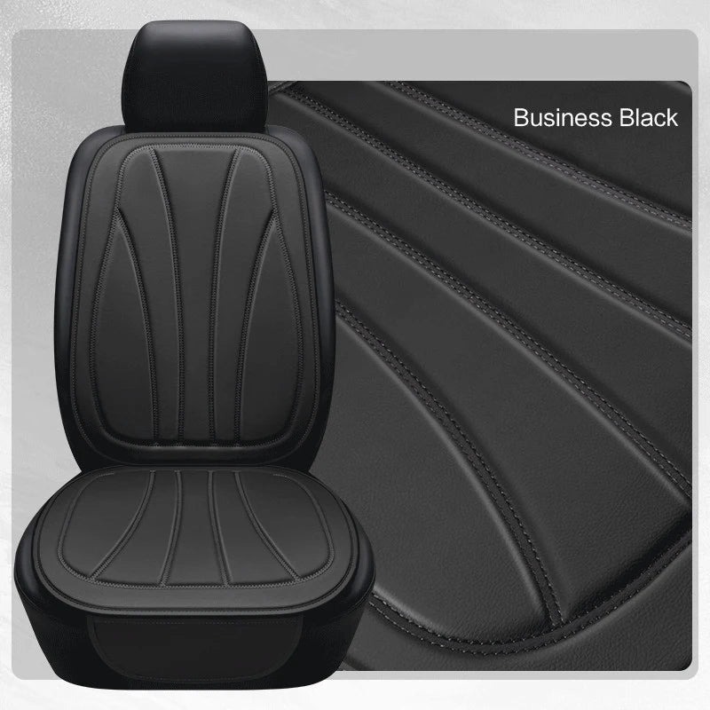 Universal PU Leather Car Seat Cushion – Breathable, Durable Chair Pad for All Seasons - Delicate Leather