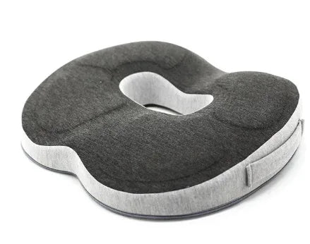 Memory Foam Seat Cushion with Lumbar Support – Chair & Car Seat Back Cushion - Delicate Leather