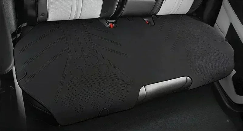 Universal All Seasons Car Seat Cover - Breathable Suede Seat Anti-slip Protective Cushions - Luxury Ultra Thin Suede Seat Cover - Delicate Leather
