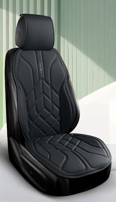 Universal Leather Car Seat Cover – Four-Season Breathable Protective Saddle Pad. - Delicate Leather