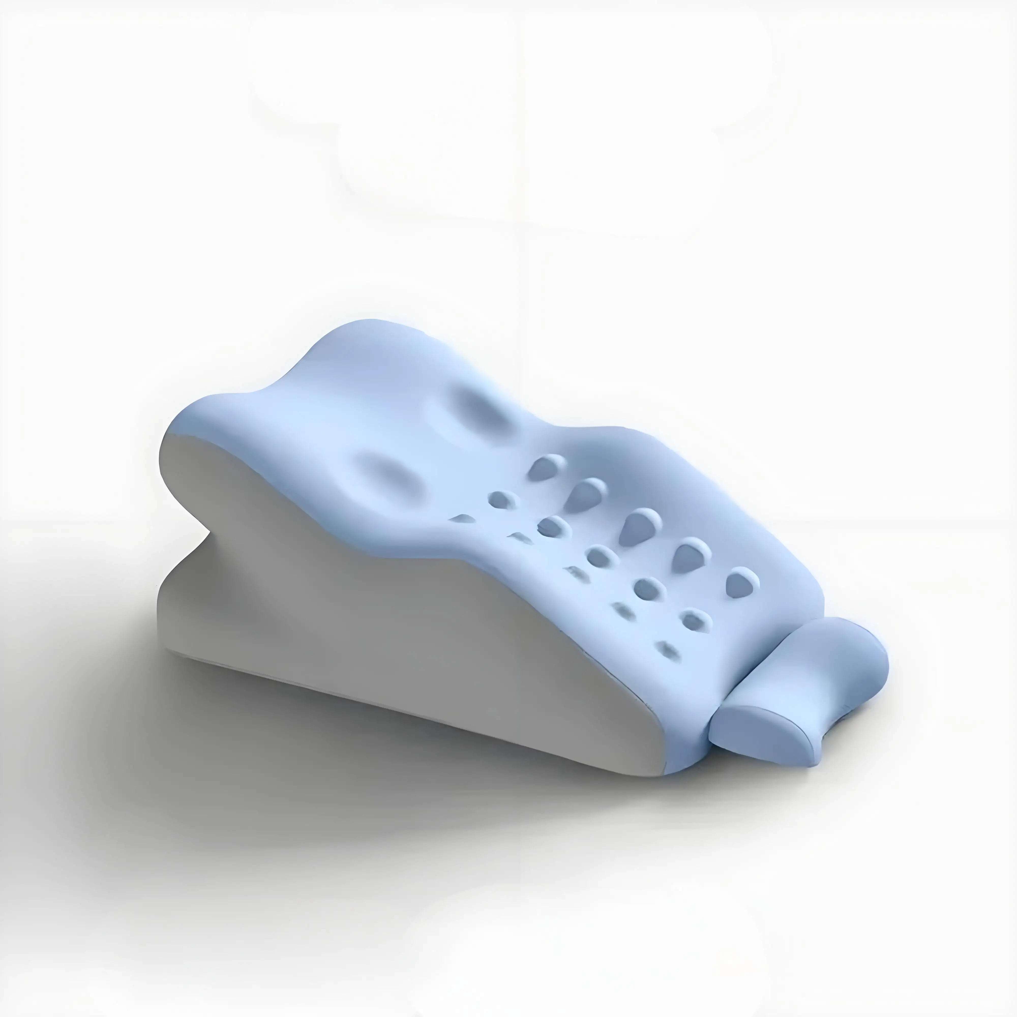 Multifunctional Lie Down Pillow – Memory Foam for Sleep & Reading - Delicate Leather