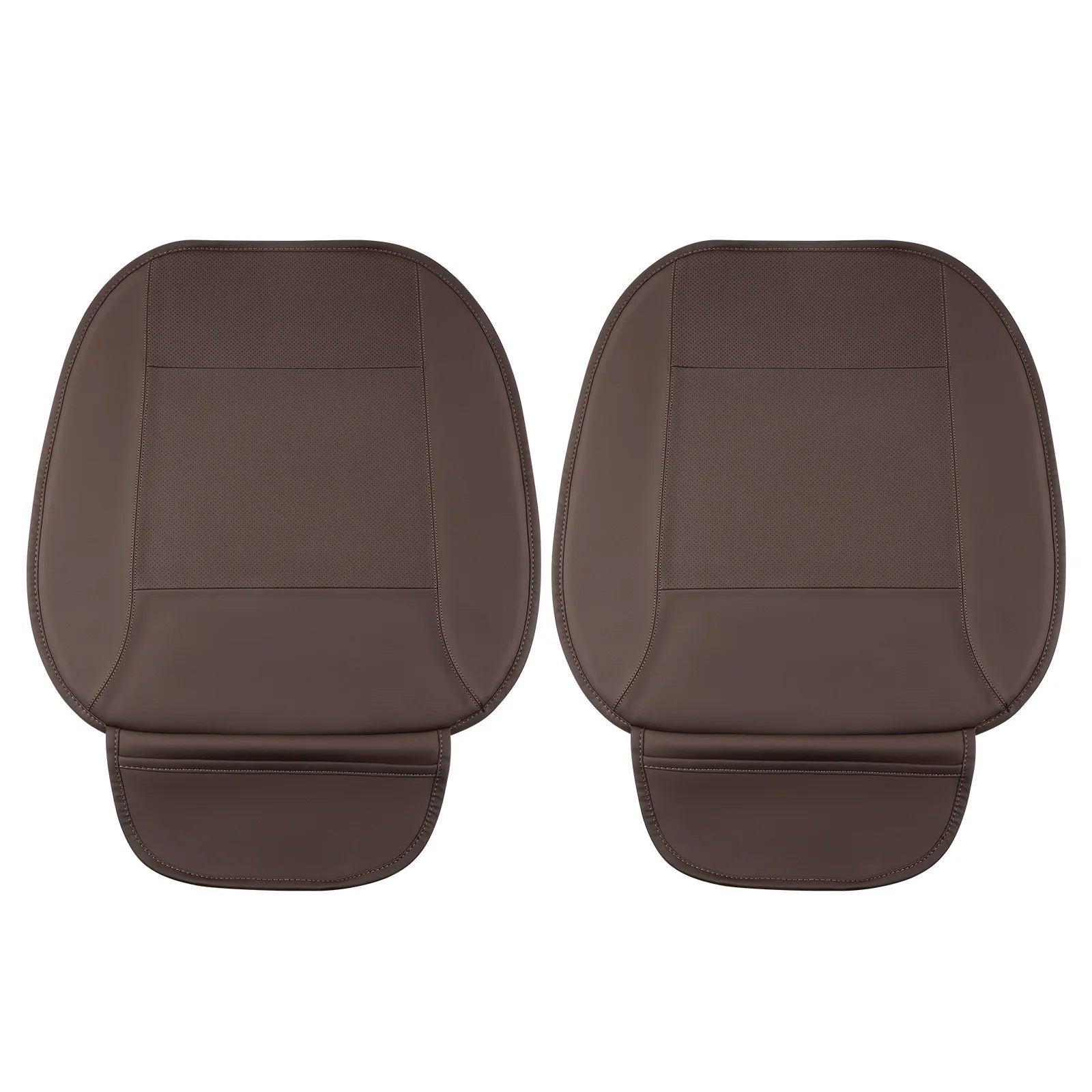 Premium Car Seat Cushion – Memory Foam Driver Seat Pad with Non-Slip Bottom, Ergonomic Support, Fits 95% of Vehicle Seats - Delicate Leather