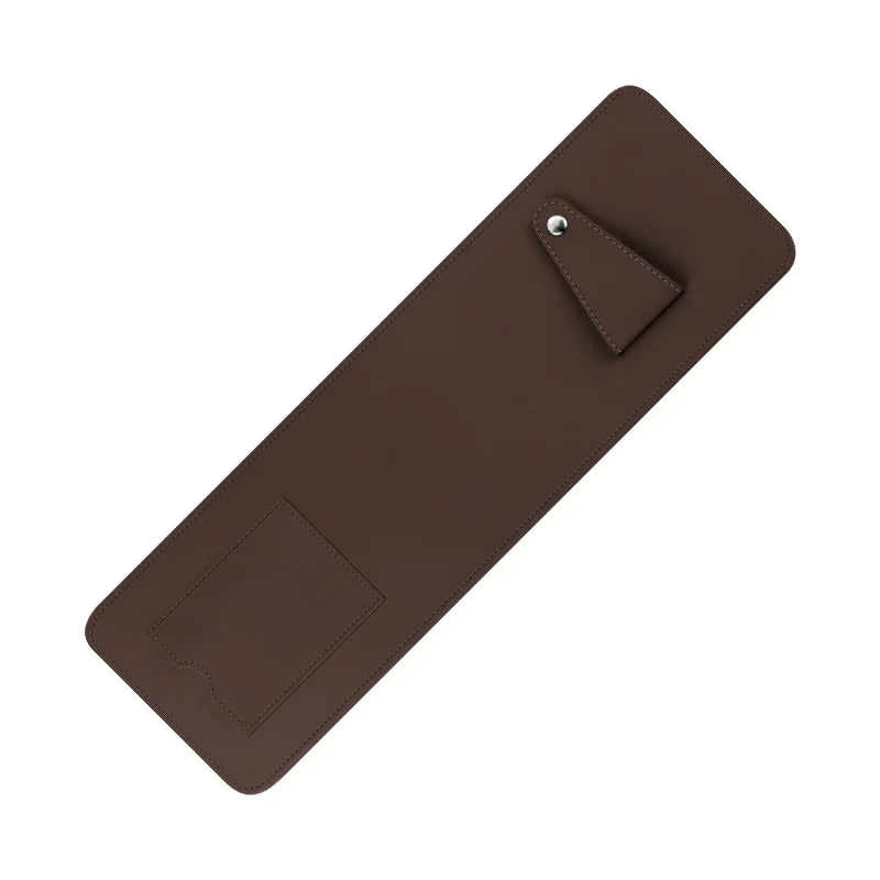 Car Sun Visor Extended Storage Board – Multi-Functional Anti-Glare Sunshade with Glasses & Card Holder - Delicate Leather