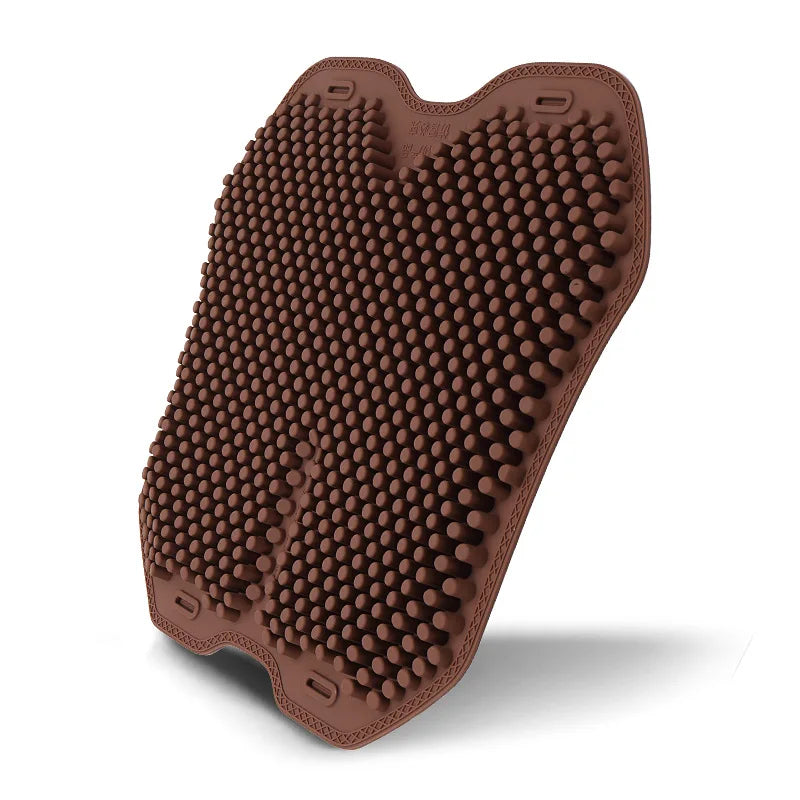 Silicone Non-Slip Car Seat Cushion – Comfortable, Breathable, Universal, All-Season Use - Delicate Leather