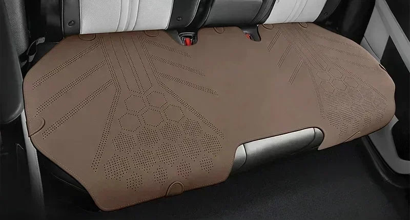 Universal All Seasons Car Seat Cover - Breathable Suede Seat Anti-slip Protective Cushions - Luxury Ultra Thin Suede Seat Cover - Delicate Leather