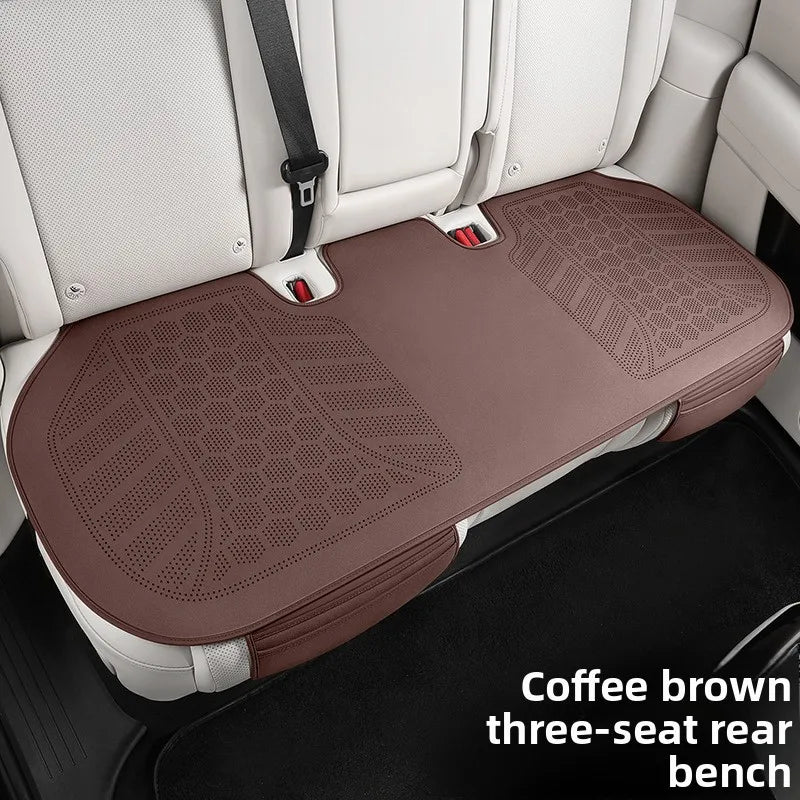 Ultra-Thin Suede Car Seat Cushion – Breathable Universal Seat Cover Pad for Vehicle Interior - Delicate Leather
