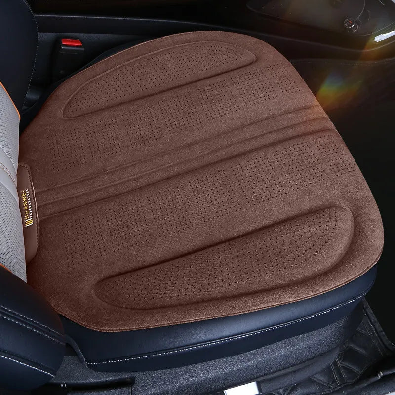 Suede Car Seat Cover – Breathable Ultra-Thin Seat Cushion Pad, Universal Fit - Delicate Leather