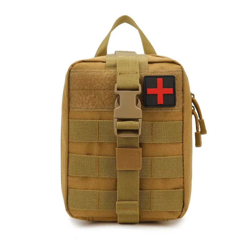 Outdoor Tactical Organizer Pouch – Waterproof MOLLE Gear & Tool Storage Bag - Delicate Leather