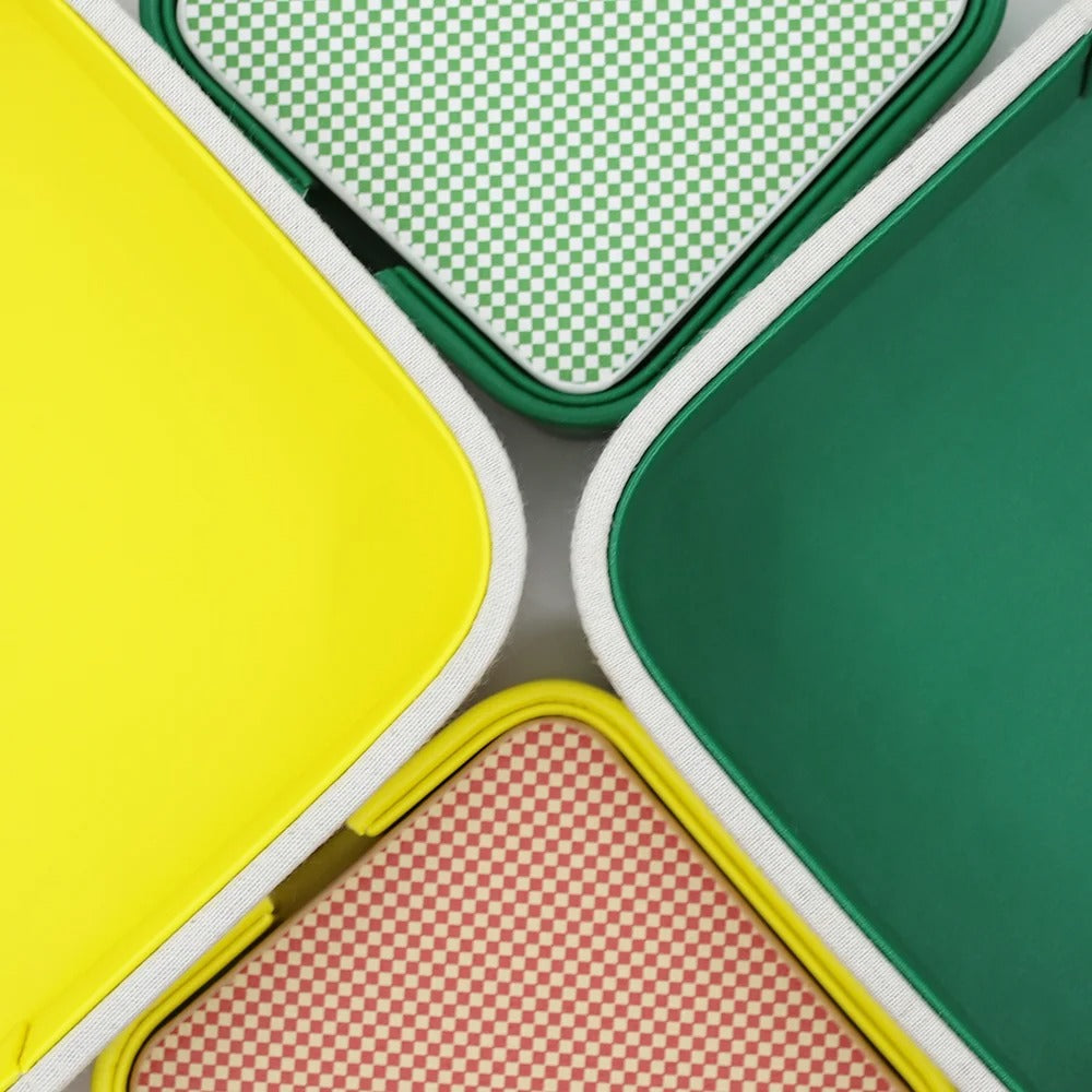 Large Capacity Jewelry Storage Box Tray - PU Leather Display Case, Office Supplies Tabletop Stationery Organizer - Delicate Leather