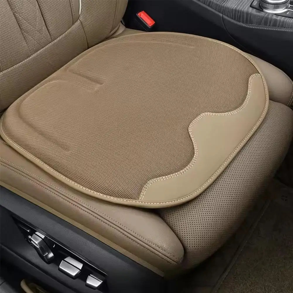 Car Gel Cooling Seat Cushion – 3D Honeycomb Cool & Breathable Ice Silk Cushion for Car, Home & Office Chairs - Delicate Leather