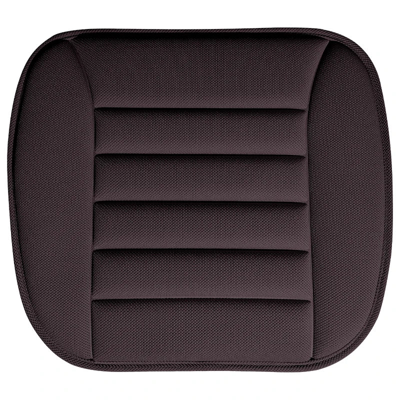 Linen Cotton Car Seat Cushion – Breathable Universal Seat Cover Pad for Vehicle Interiors - Delicate Leather