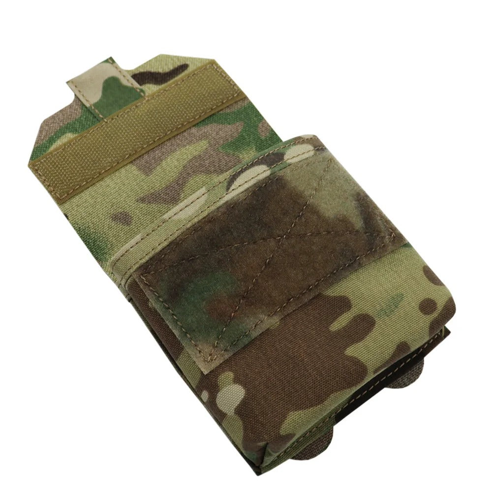 Tactical Hunting Molle Belt Waist Bag, Mini Sundries Bag Pouch, Hunting Airsoft Camping Multi-Purpose Storage Bags - Delicate Leather
