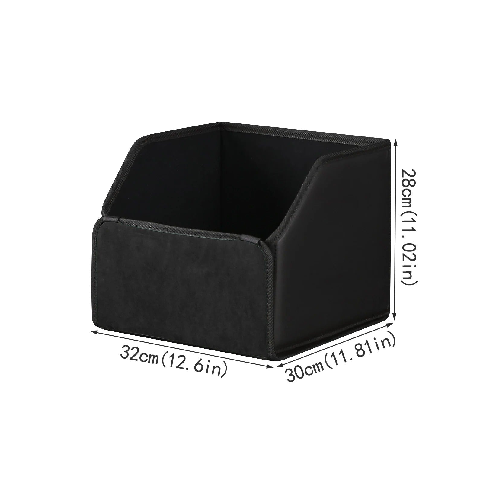 Large Capacity Foldable Car Trunk Storage Box – Suede Auto Organizer for Emergency & Everyday Use, Gift For Mother's Day 2025 - Delicate Leather