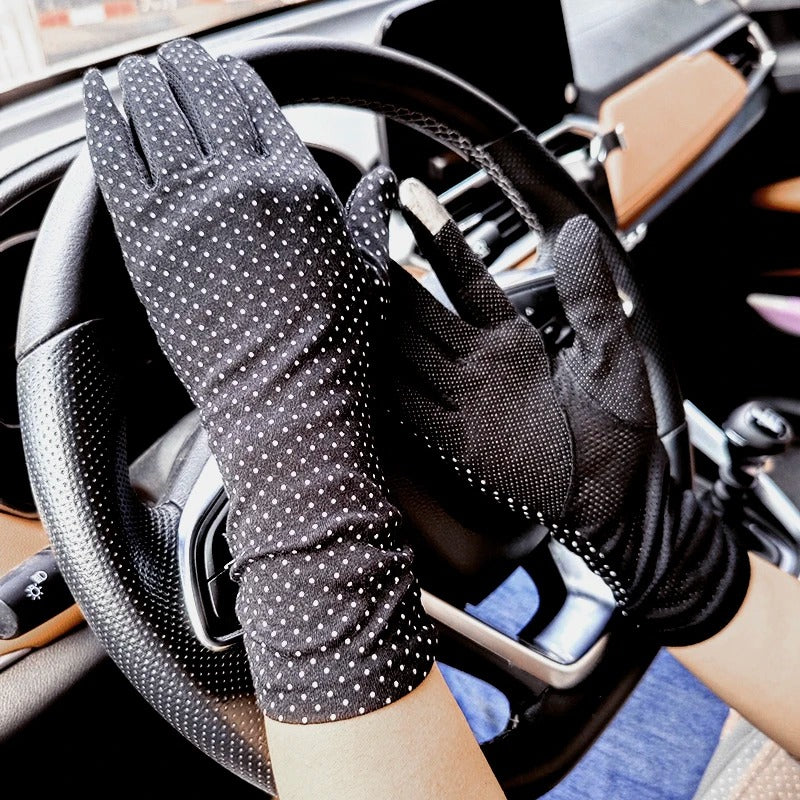 2024 New Fashion Women's Sun Protection Gloves - Delicate Leather