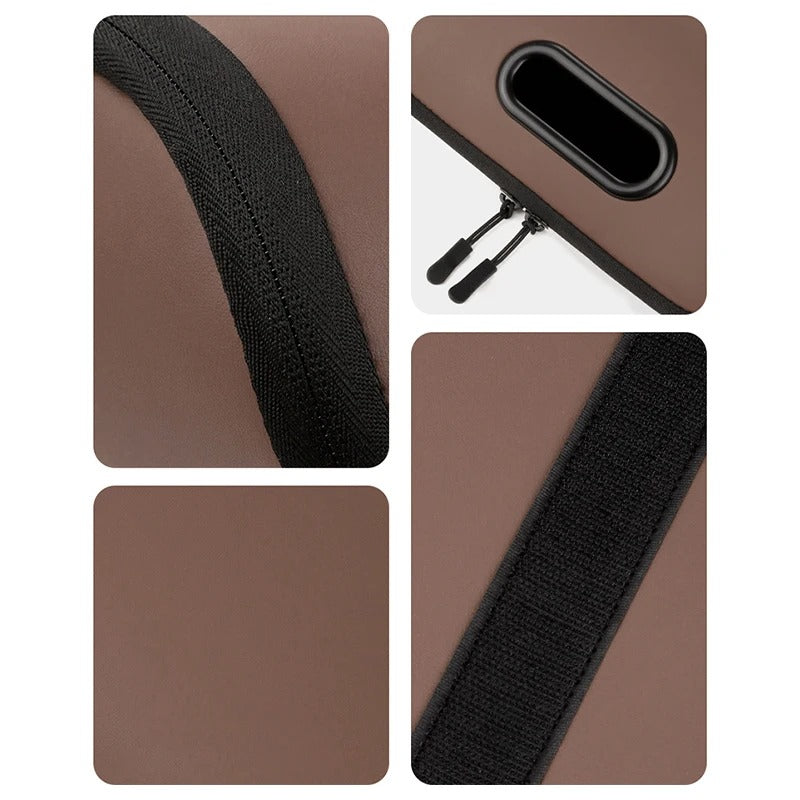 Car Shoe Storage Box – PVC Leather Organizer for Spare Shoes, Trunk & Co-Pilot Seat Storage, Large Capacity 35×26×10 cm - Delicate Leather