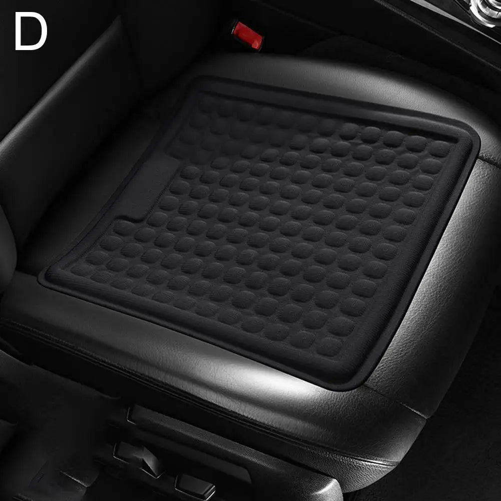 Gel Ice Seat Cushion – Breathable Convex Cooling Pad for Car, Truck, and Office Chairs - Delicate Leather