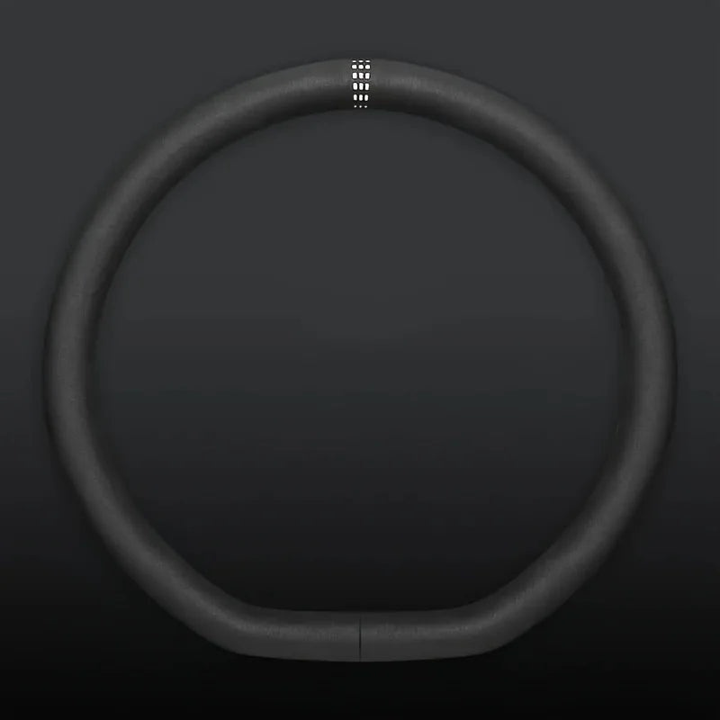 Suede Steering Wheel Cover – Ultra-Thin Non-Slip Grip, Sweat-Absorbent, Universal Fit for 38 cm Wheels - Delicate Leather