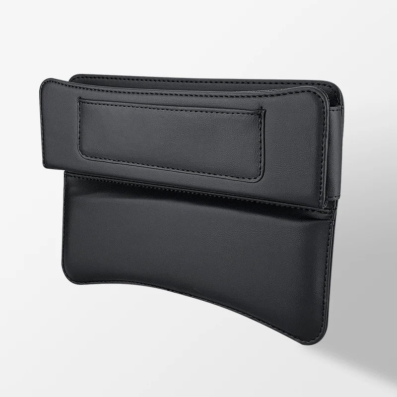 New Leather Car Seat Gap Organizer Console Crevice Filler Side Storage Box Car Interior Storage Pocket - Delicate Leather