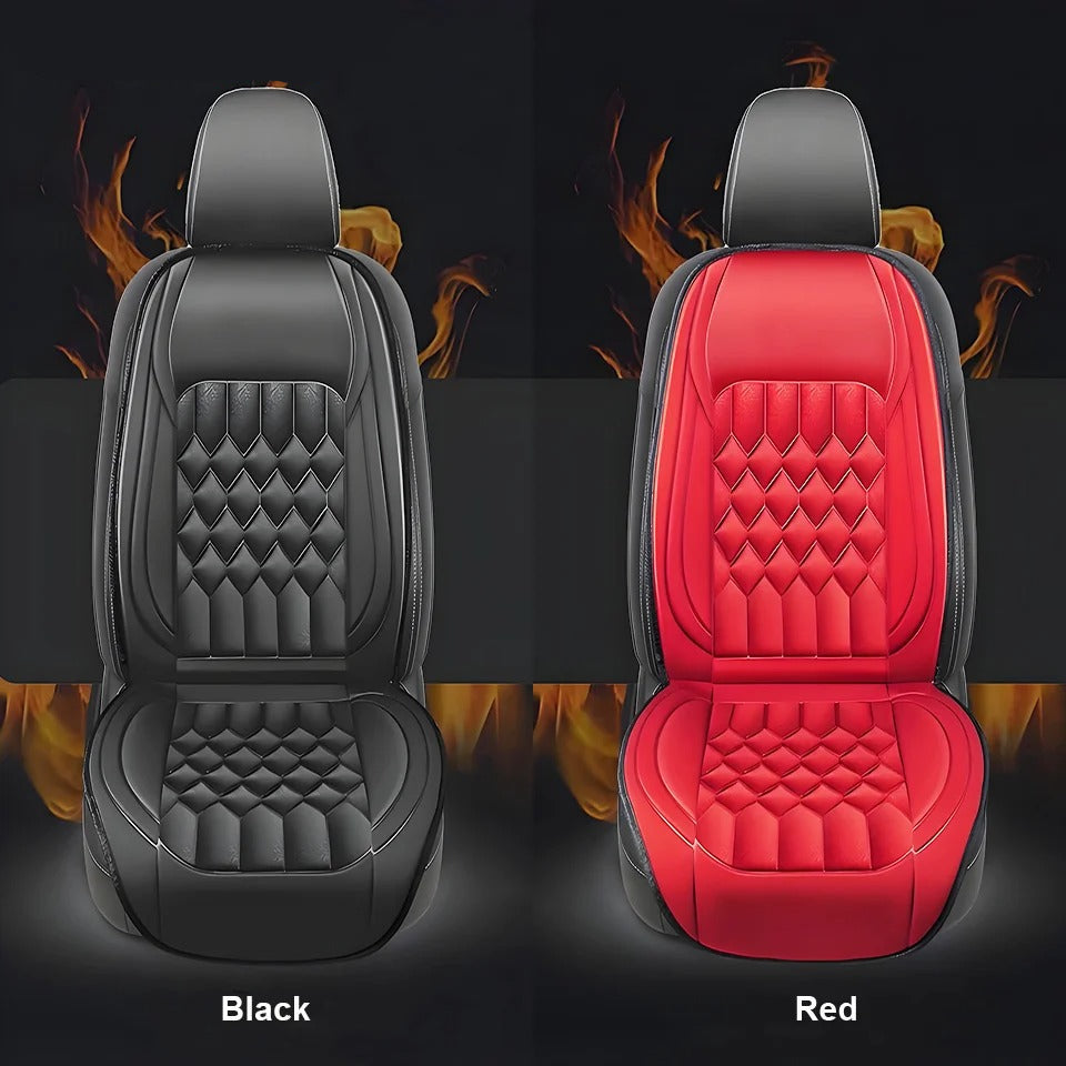 12V Car Power Pad Cover – Cotton Fiber Universal Interior Mat for Winter Use - Delicate Leather