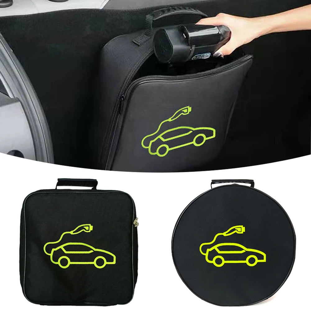 Waterproof Cable Organizer Bag: Versatile Jumper Cable Bag for Electric Vehicle Charging and Extension Cord Storage