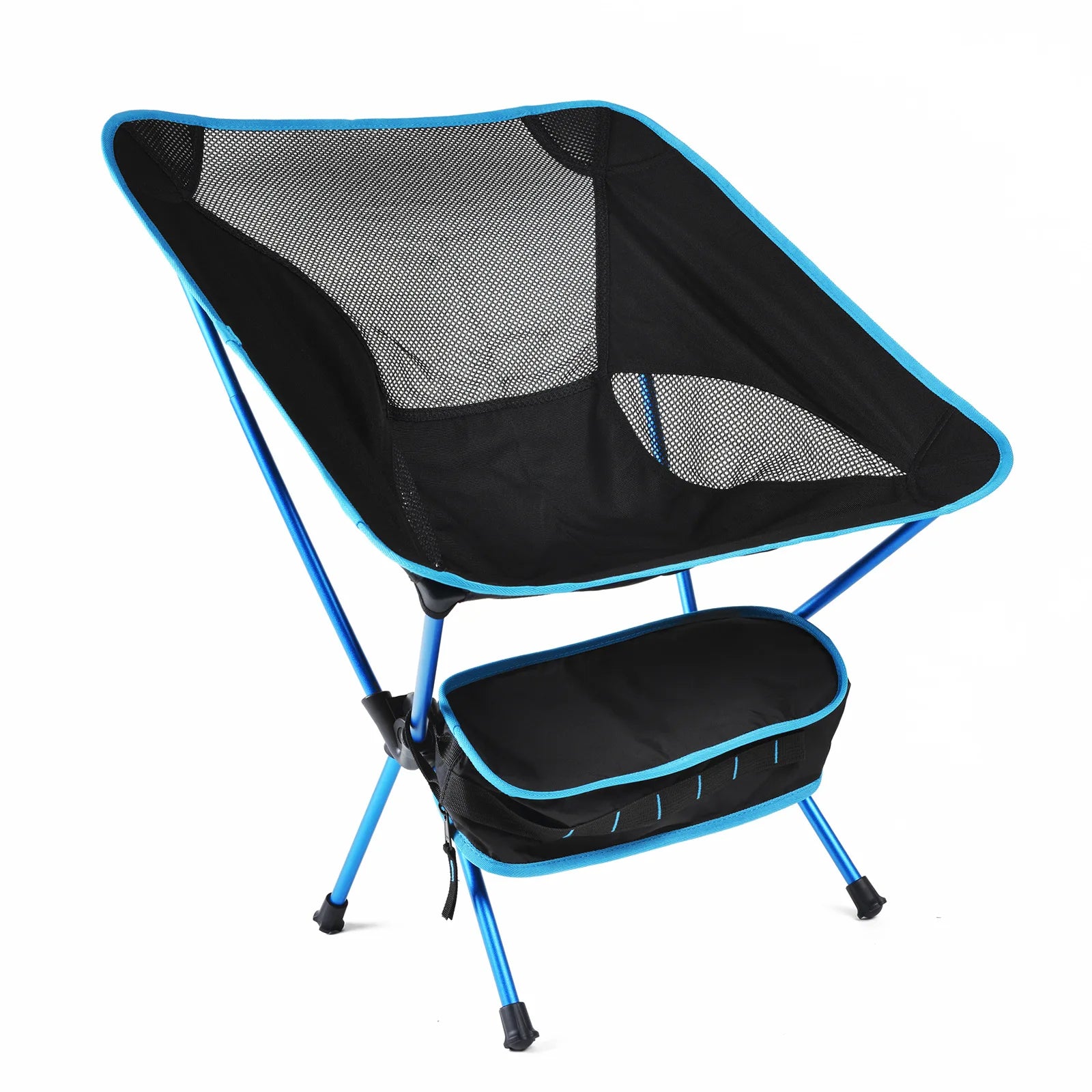 Stable and Lightweight Folding Camping Chair Portable and Compact Design Ideal for Outdoor Camp, Travel, Beach, Picnic, Festival, Hiking, and Backpacking, Supports up to 330lbs - Delicate Leather