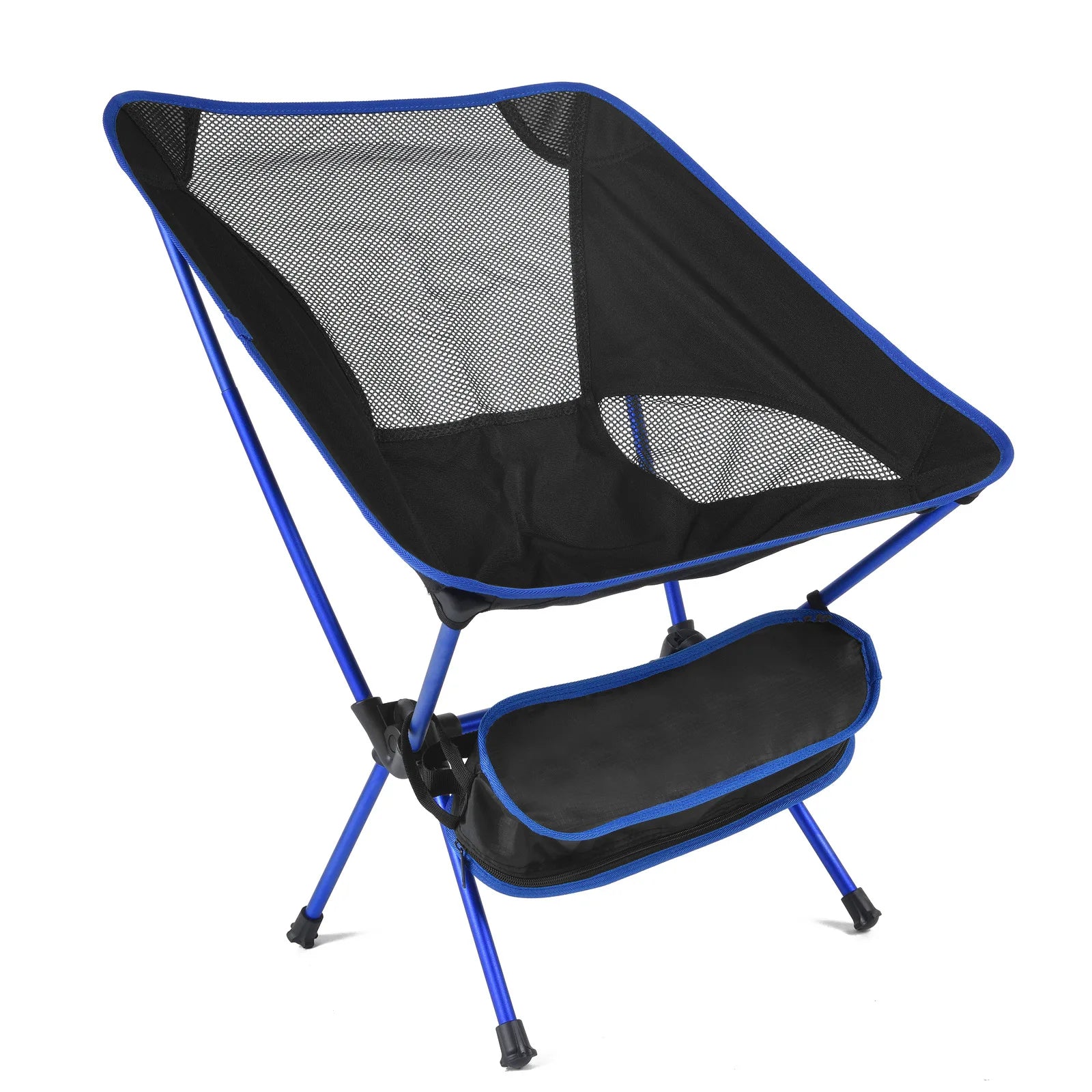 Stable and Lightweight Folding Camping Chair Portable and Compact Design Ideal for Outdoor Camp, Travel, Beach, Picnic, Festival, Hiking, and Backpacking, Supports up to 330lbs - Delicate Leather