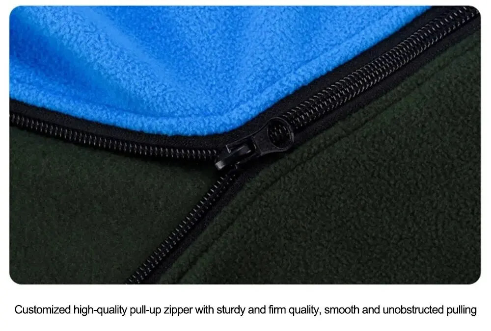 Portable Ultra-Light Fleece Sleeping Bag Polar Travel Sheets for Adults, Ideal for Outdoor Camping. Provides Warmth and Comfort as a Sleeping Bag Liner - Delicate Leather