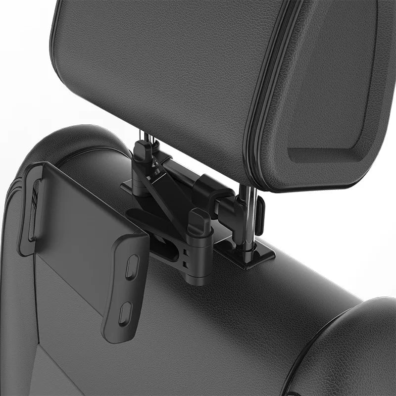360 Rotation Universal Car Back Seat Headrest Mount Holder: Mini Tablet PC and Auto Phone Stand - Delicate Leather