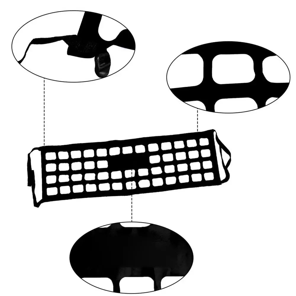 Cargo Net Trunk Bed Organizer: Convenient Storage Solution for Trucks, SUVs, and Cars, Ideal for Holding Groceries and Other Items in Place in the Pickup Truck Bed - Delicate Leather