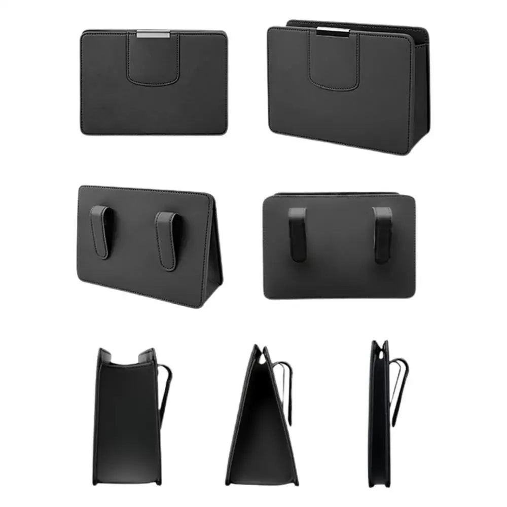 Car Seat Back Organizer Box Magnetic Closure Design Vehicle Storage Supplies For Trucks SUVs RVs And Most