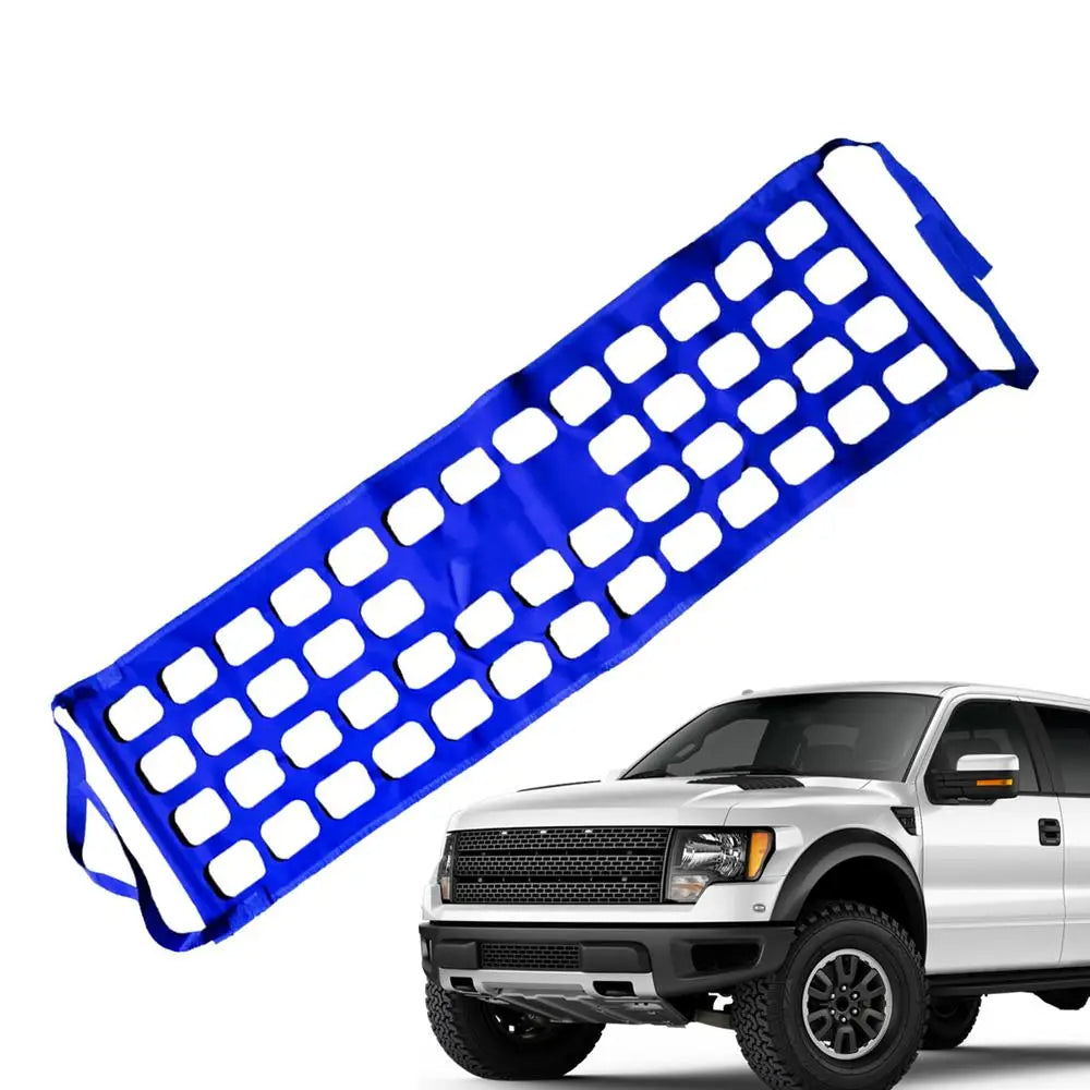 Cargo Net Trunk Bed Organizer: Convenient Storage Solution for Trucks, SUVs, and Cars, Ideal for Holding Groceries and Other Items in Place in the Pickup Truck Bed - Delicate Leather