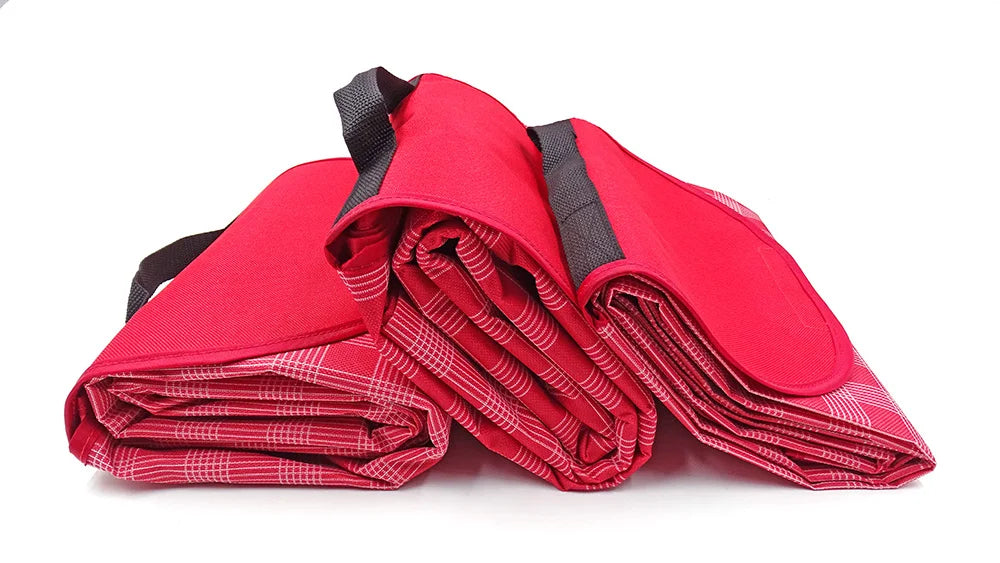 Outdoor Portable Picnic Blanket Waterproof Beach Cushion Mat for Baby Sleeping, Moistureproof Plaid Multiplayer Camping Mat